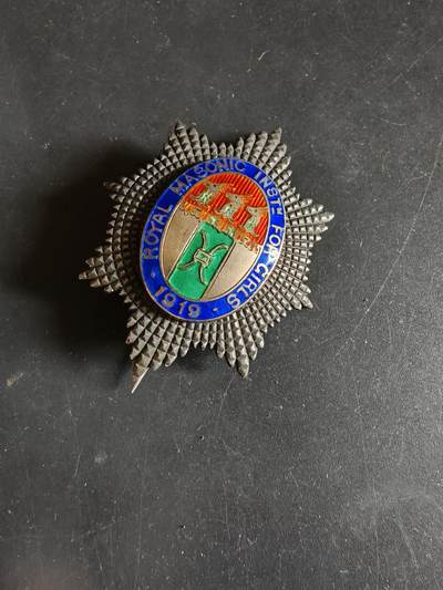 老王徽章第186期 - 英国共济会女子协会星芒    925银质珐琅    18.9g