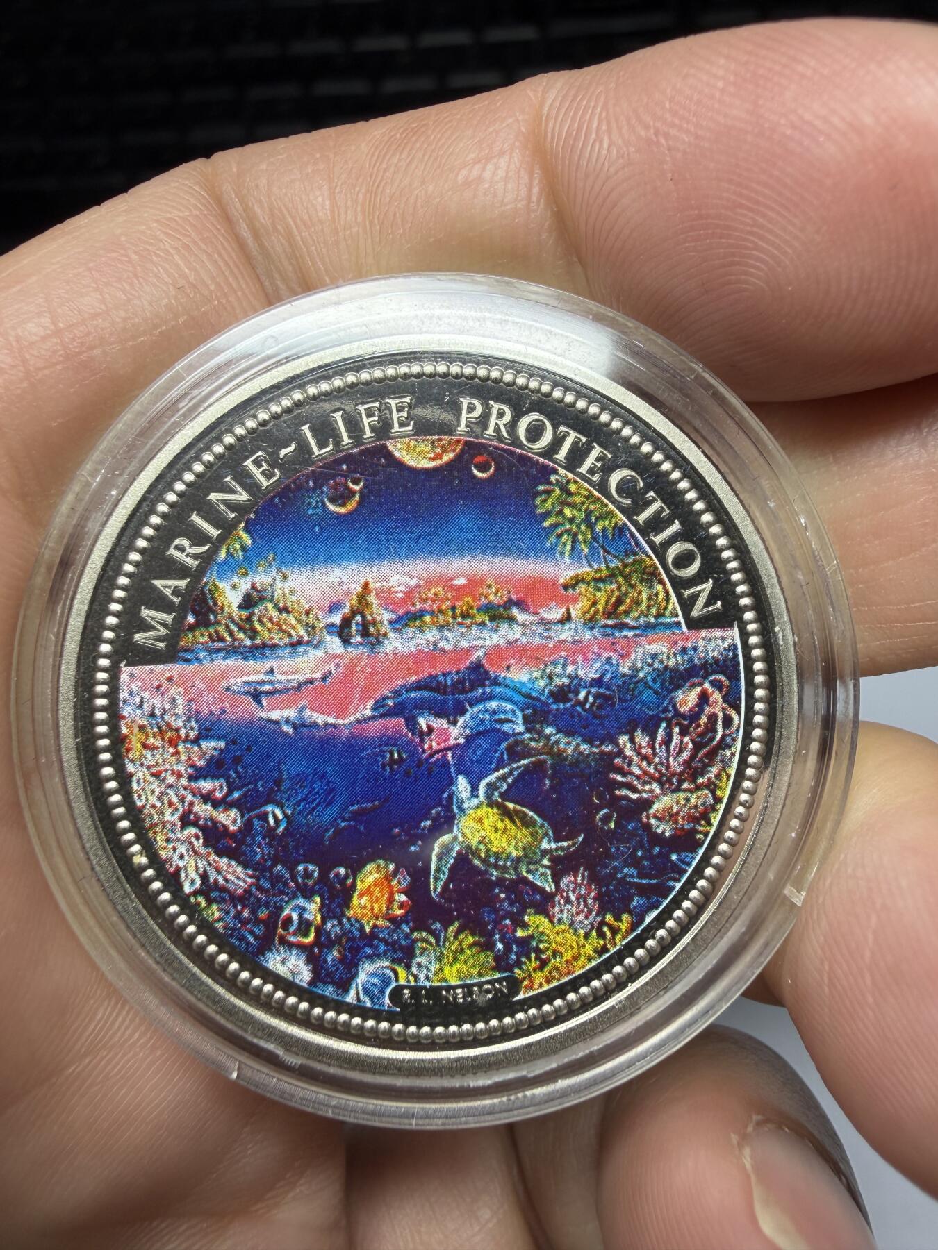 2026年集古藏今外币拍卖第三期-第1场—（总第311拍），可以寄存60天，满160元包邮。 1993年帕劳彩色五元纪念币