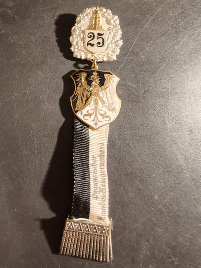 老王徽章第186期 - 德国一战普鲁士老兵协会25年服役纪念章