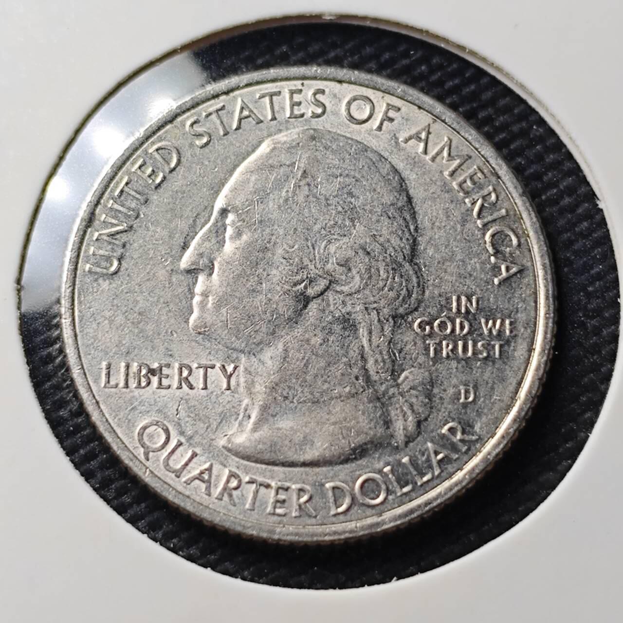 KK钱币收藏小铺   第404期 2月预留时间 周末发货  2019美国25分纪念币