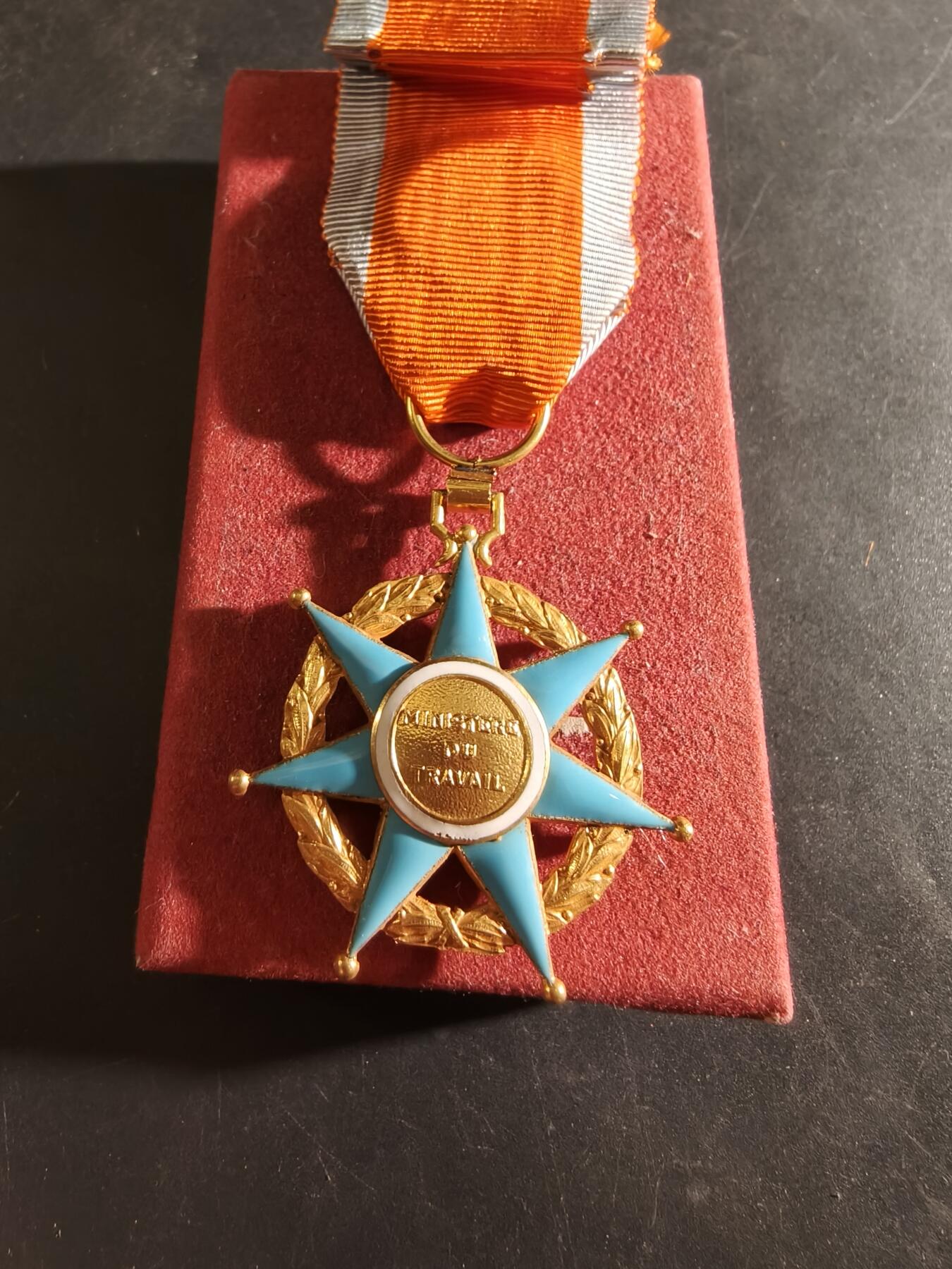 老王徽章第186期 法国军官级社会功绩勋章    原盒