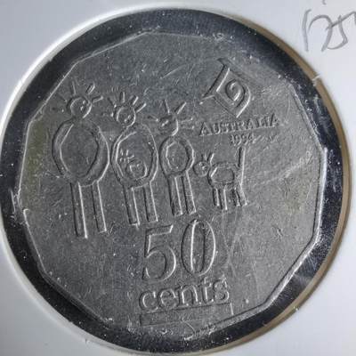 沼泽如烟--第1017场 - 澳大利亚1994年50分纪念币