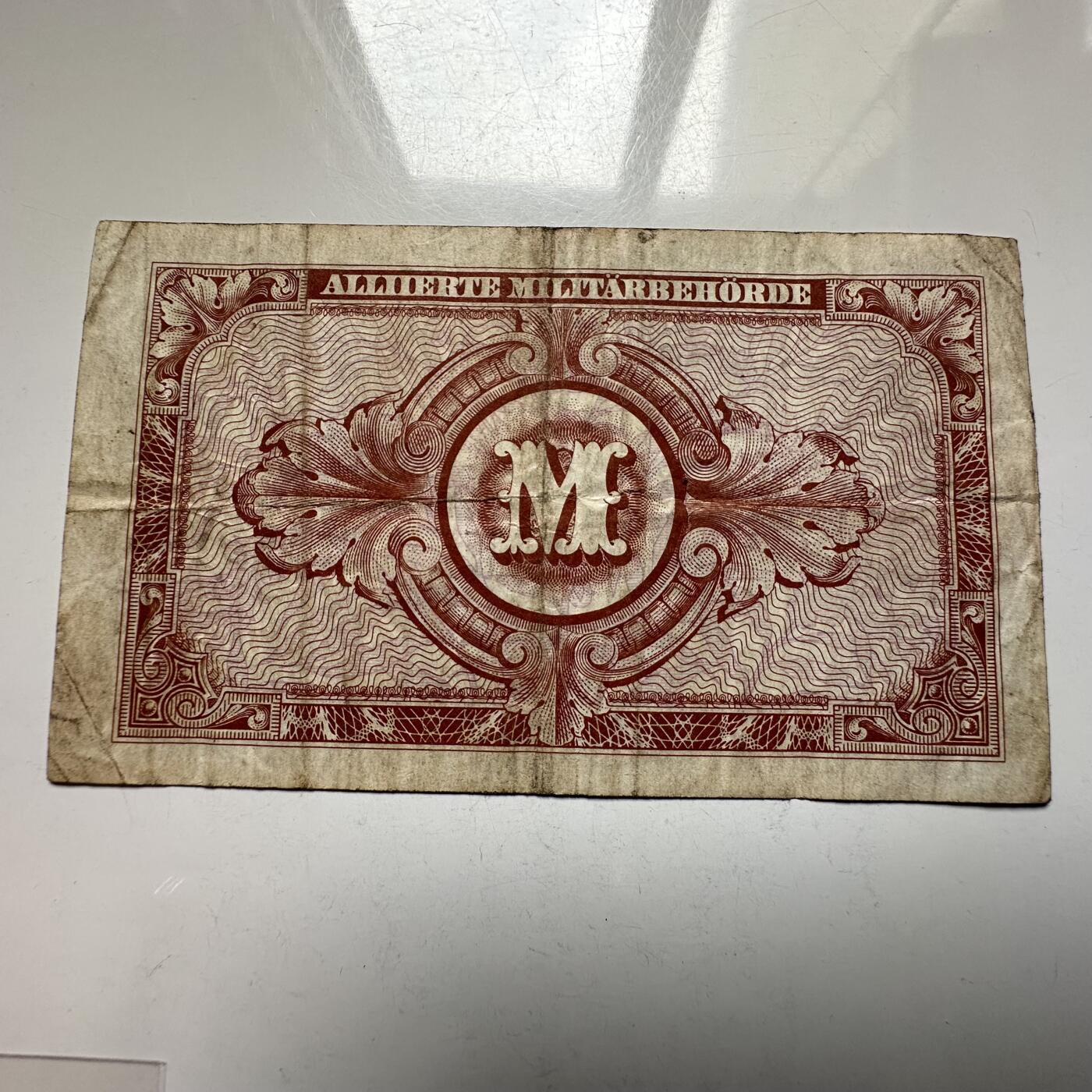 🌹外币初藏🌹🐯2026年第27场   每周二四六晚8️⃣点 接代拍 德国1944年盟军军票 10马克