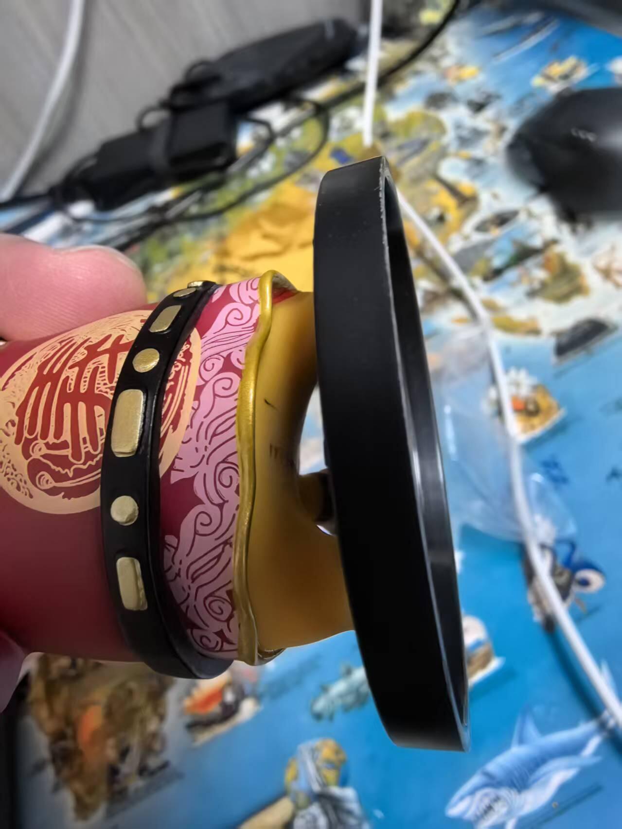 卡牌限时031期专场（21号晚21点截拍） 小浣熊手办公仔，编号红宋江，众筹版带底座，拆检，非市售版！非廉价版！