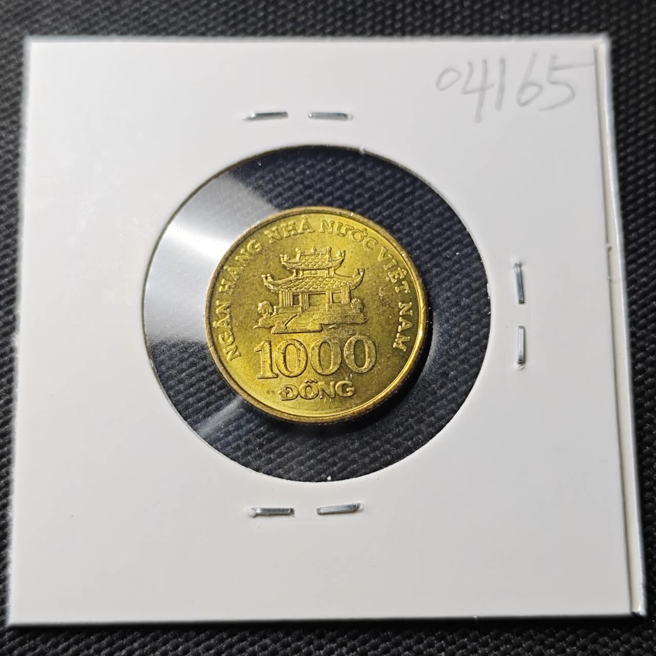 KK钱币收藏小铺   第404期 2月预留时间 周末发货  越南1000盾 好品
