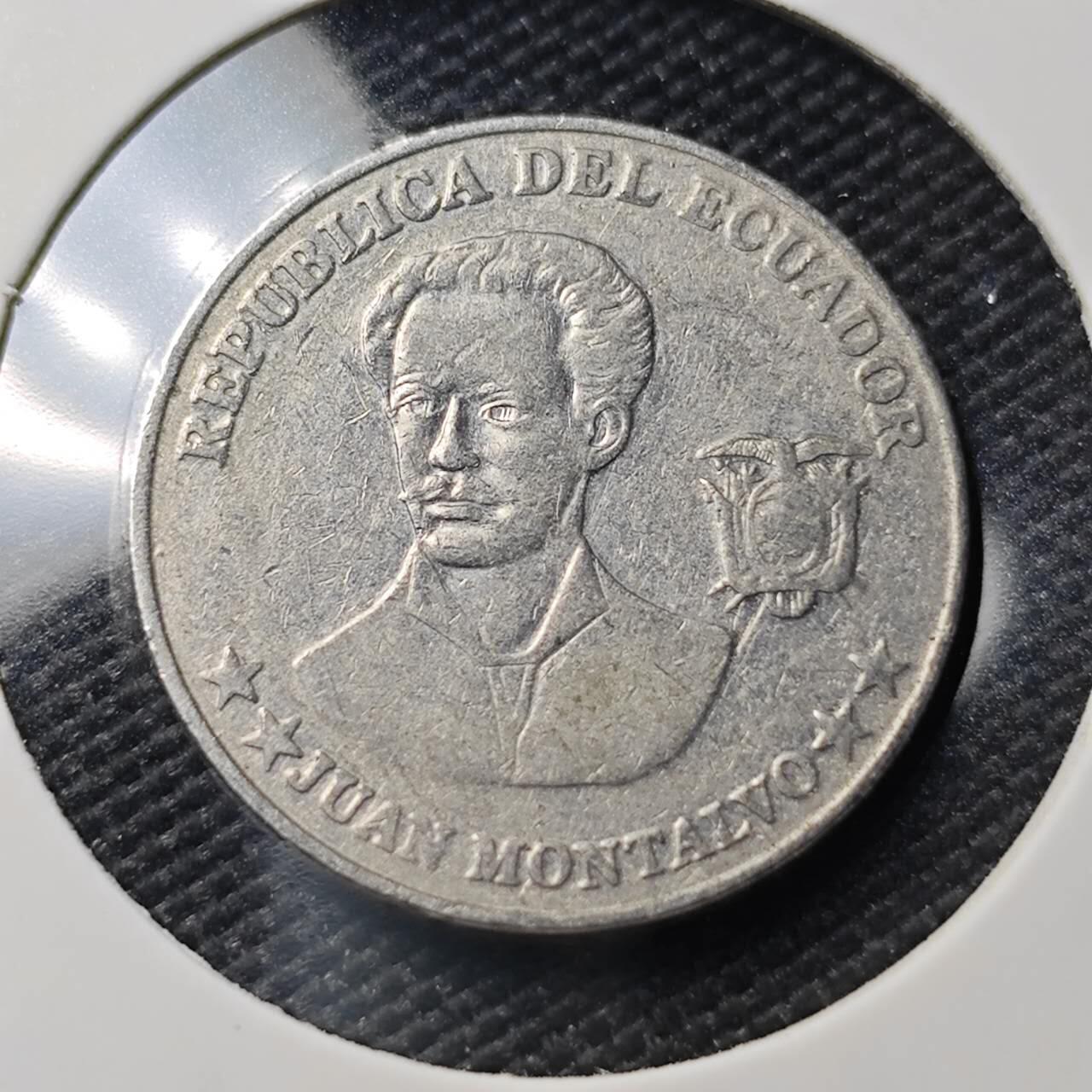 KK钱币收藏小铺   第404期 2月预留时间 周末发货  厄瓜多尔5分