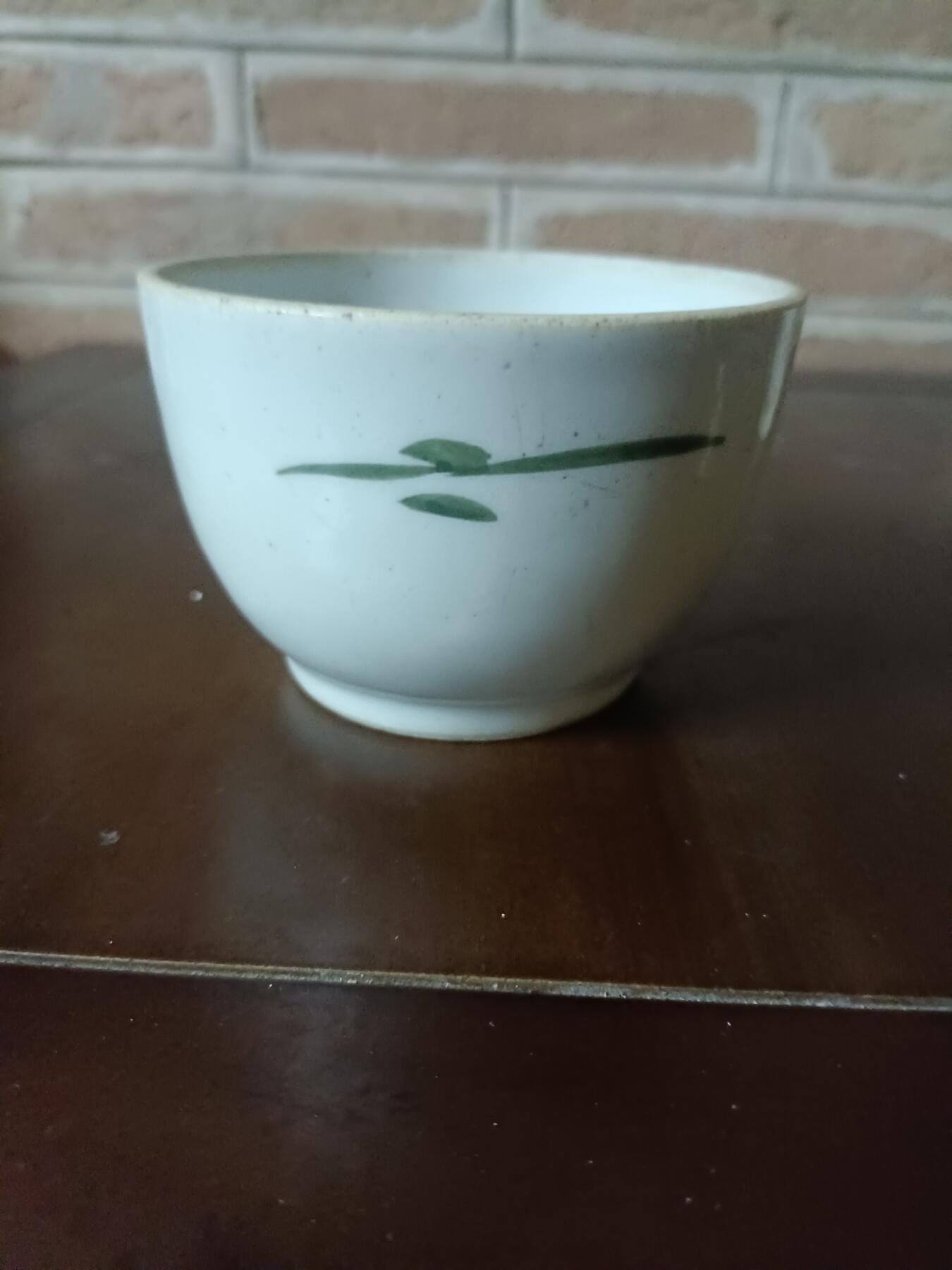 明晚清初时期斗彩墩式碗