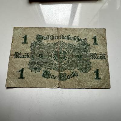 🌹外币初藏🌹🐯2026年第27场   每周二四六晚8️⃣点 接代拍 - 德国1914年战争时期 1马克贷款纸币