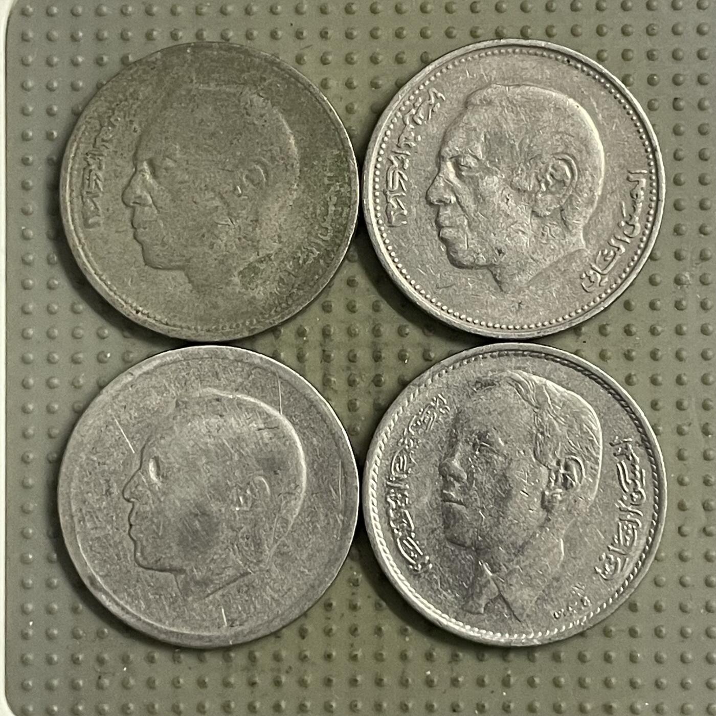 2026年第32场各国散币拍卖（总第182场） 摩洛哥1迪拉姆4枚