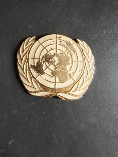 老王徽章第186期 - 联合国维和部队贝雷帽徽