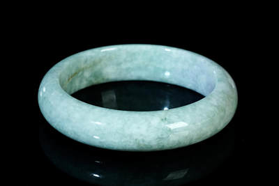 上海都达杂项专场五十六【全场包邮】  - 天然冰糯种翡翠手镯92-17