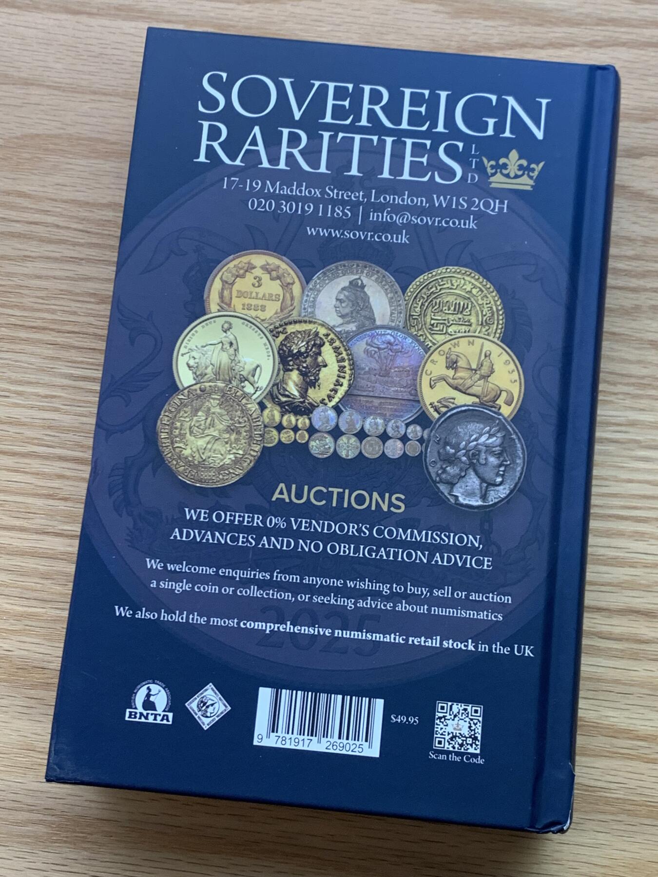 《竞宝斋》第469场 周日，周一 2场连拍 （全场包邮）欢迎送拍 2026最新版英国钱币标准目录，完整收录英国从打制币到10进制前的钱币，英系藏家必备，PCGS和NGC官方参考目录，约1.15公斤。细节见图