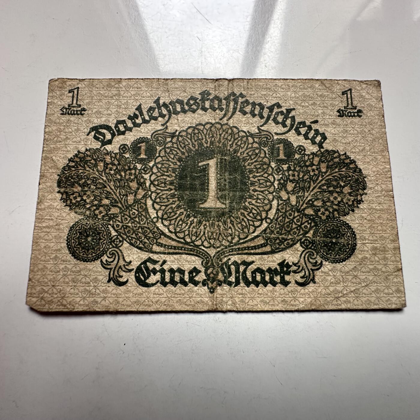 🌹外币初藏🌹🐯2026年第27场   每周二四六晚8️⃣点 接代拍 德国1920年战争时期 1马克贷款纸币