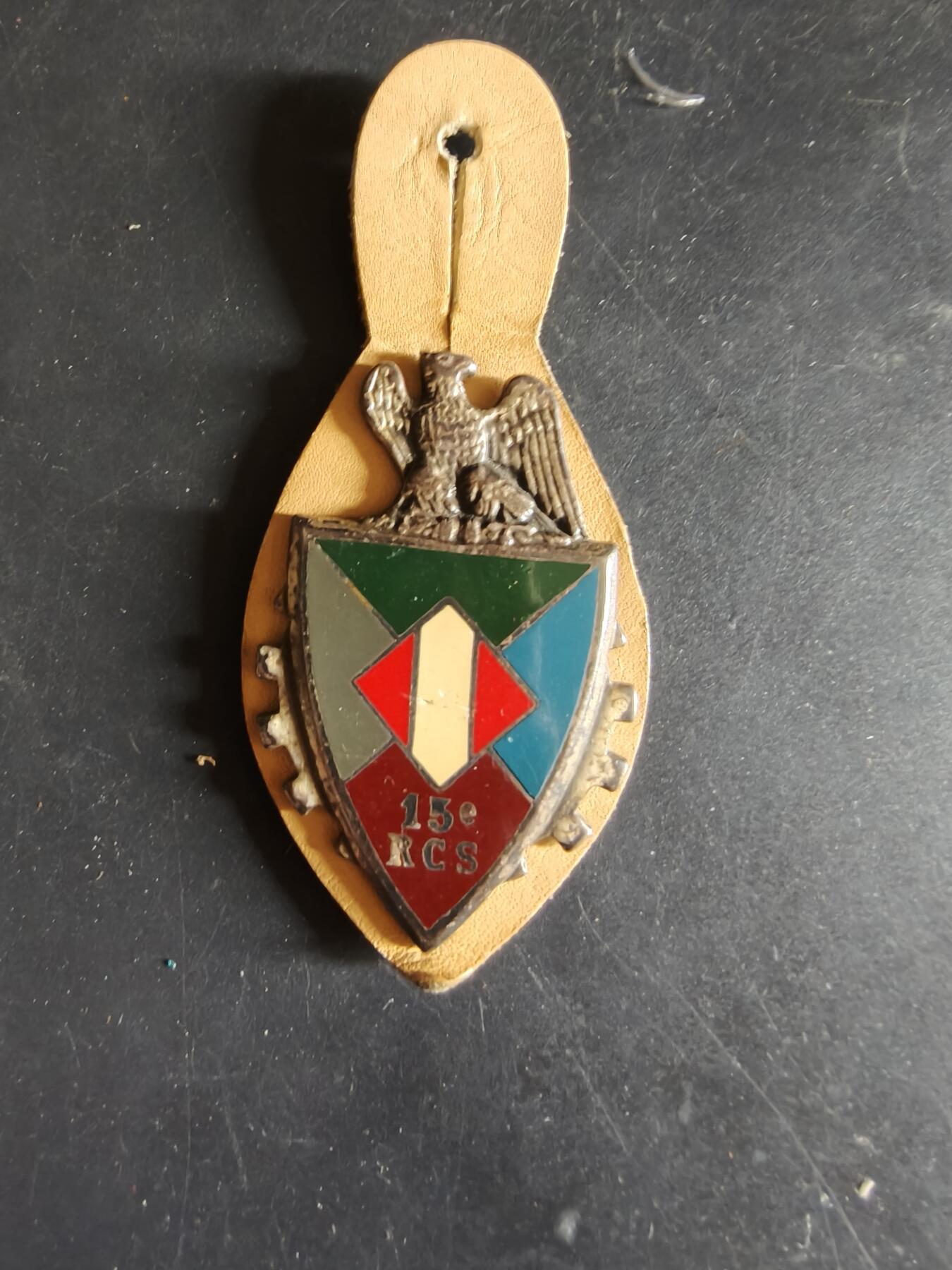 老王徽章第186期 法国陆军第15指挥与支援团证章