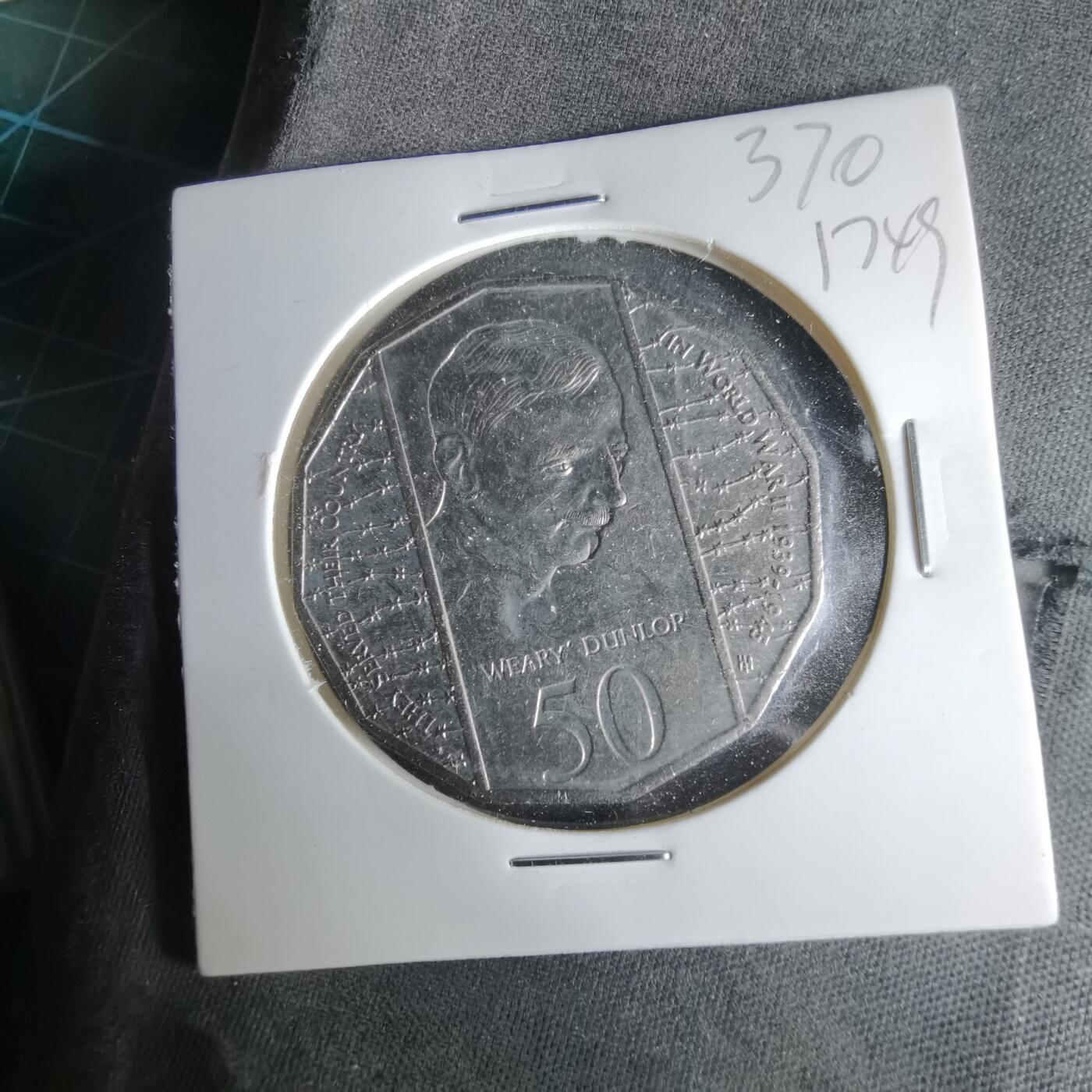 沼泽如烟--第1017场 澳大利亚1995年50分纪念币