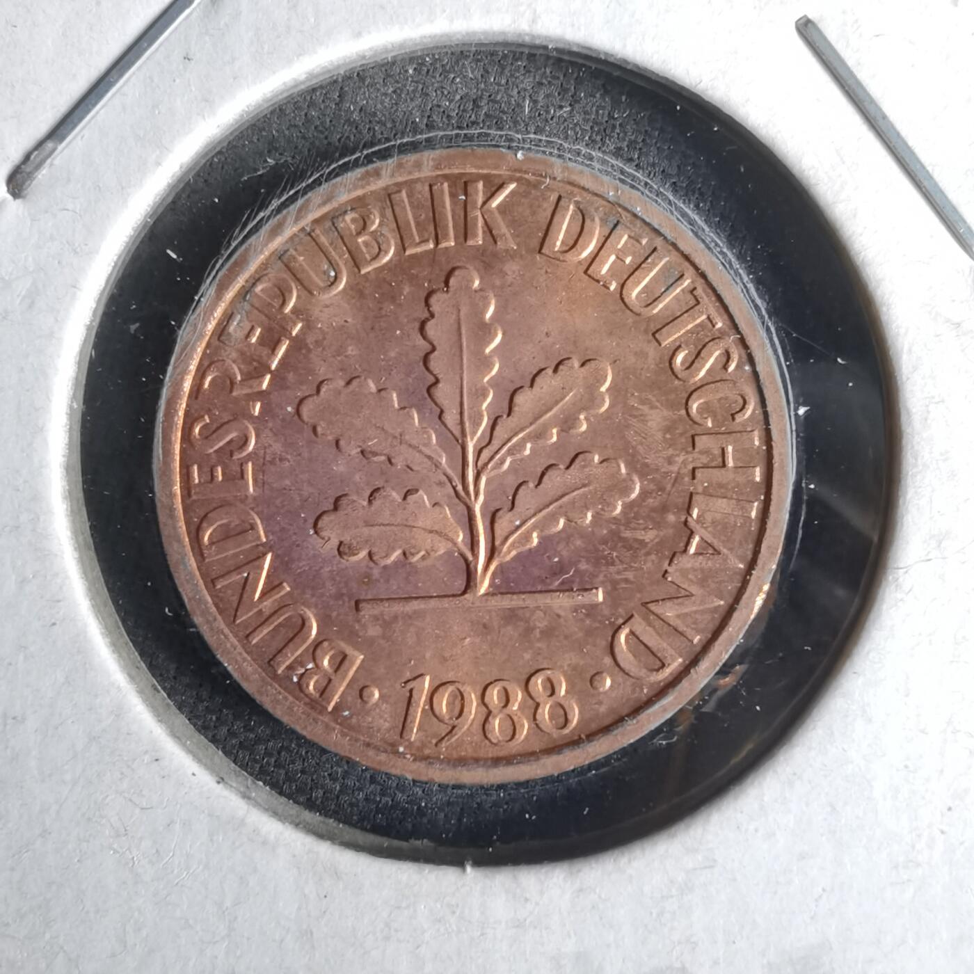 沼泽如烟--第1017场 德国1988年2芬尼