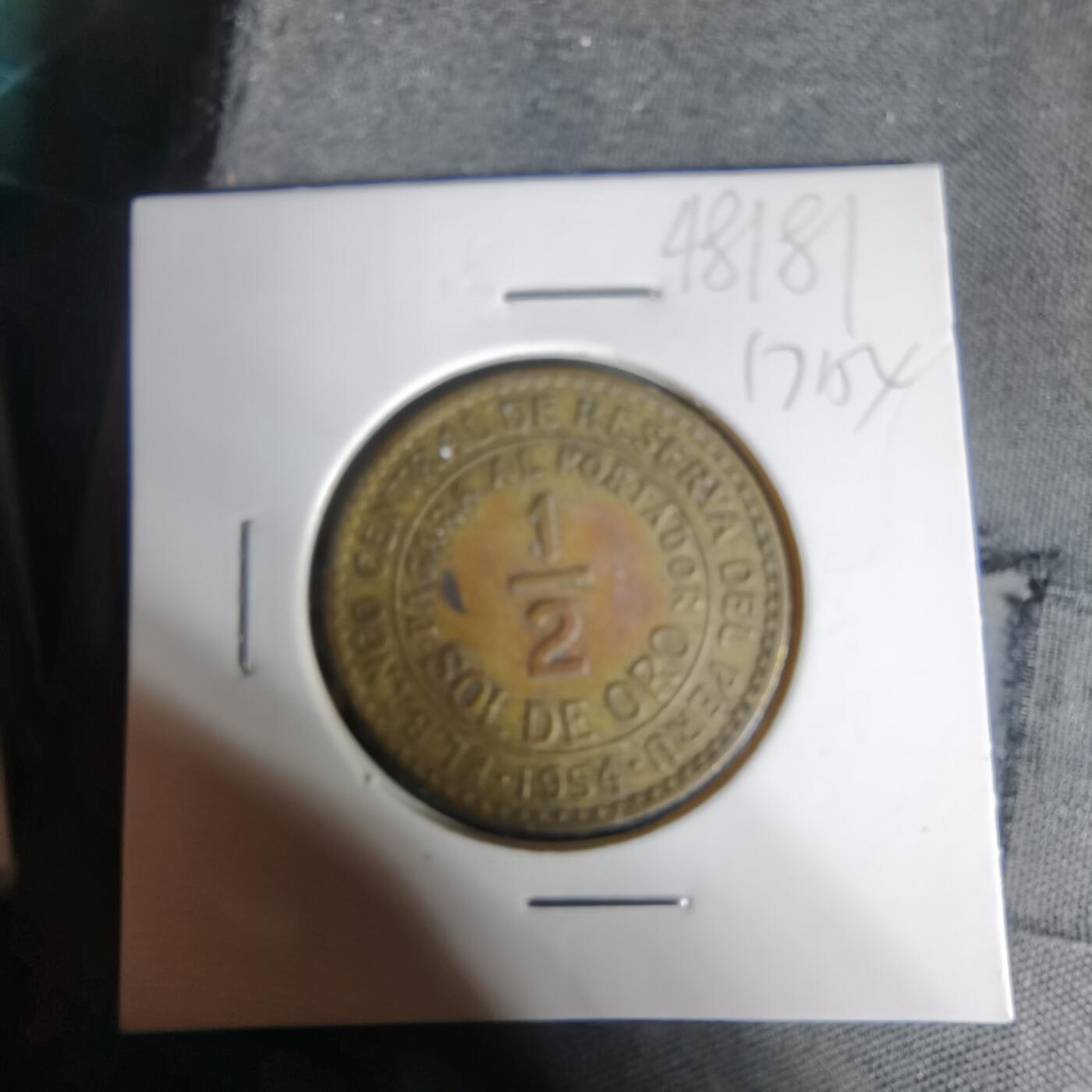 沼泽如烟--第1017场 秘鲁1954年半索尔