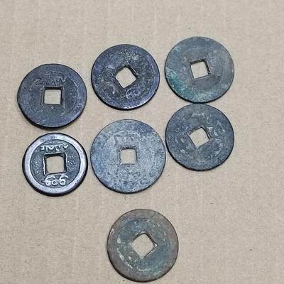 PCAI钱币  10-773  钱币证章古籍小专场 - 古币一组