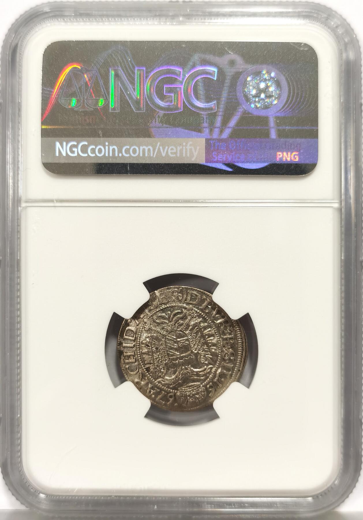 博洋堂世界钱币拍卖第164期（全场包邮） NGC AU 神罗奥地利布雷斯劳1667年3克鲁泽银币