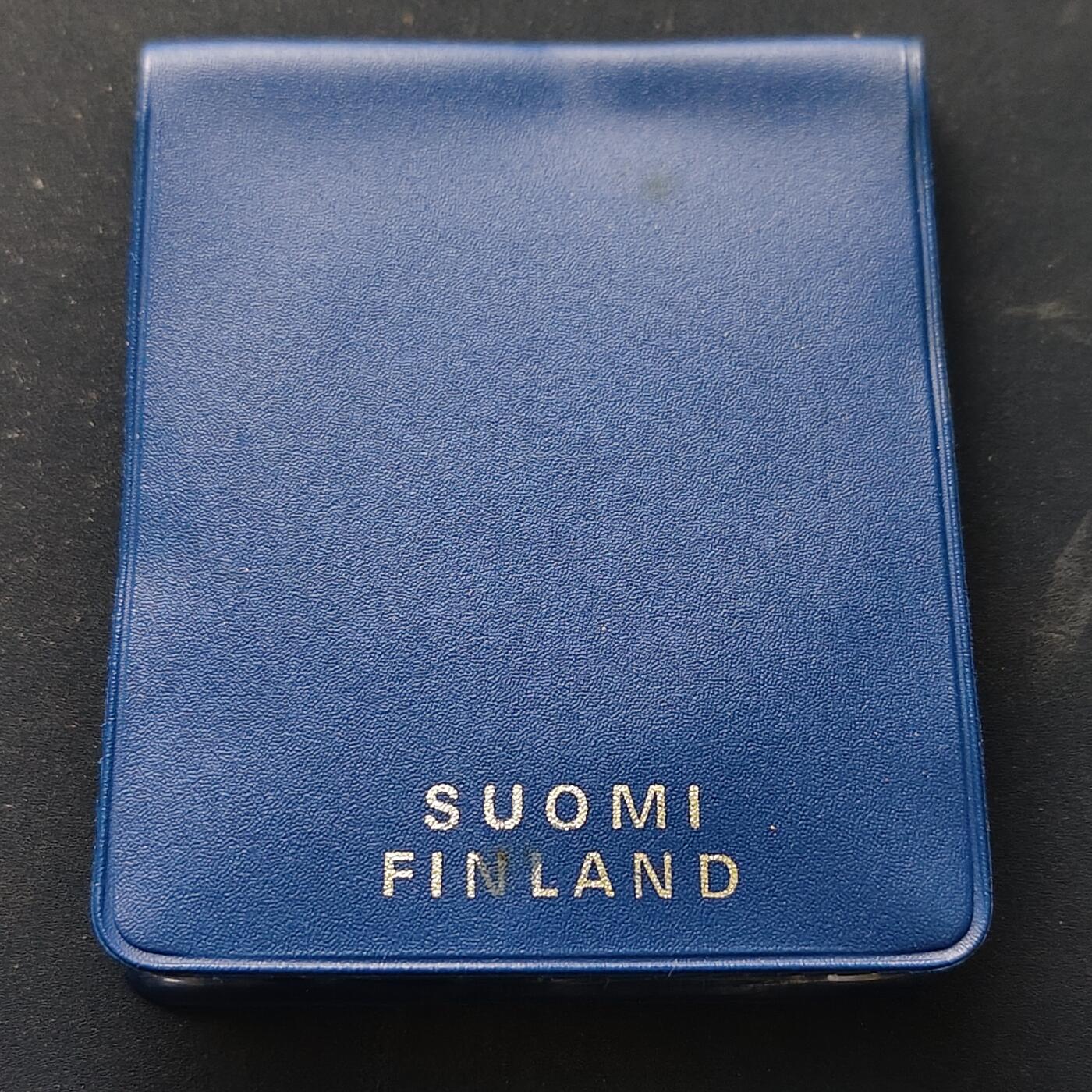 【全场包邮】纯粹捡漏拍511场 芬兰1970年10马克帕西基维总统诞生100周年纪念银币【35毫米22.75克50%】-原卡装