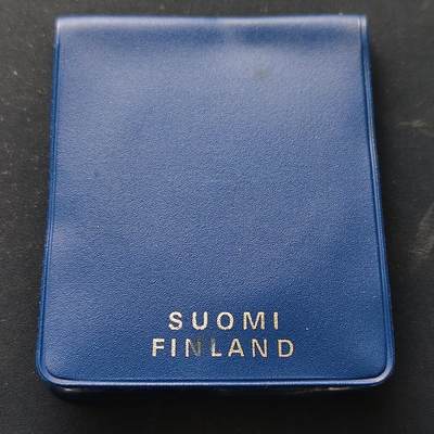 【全场包邮】纯粹捡漏拍511场 - 芬兰1970年10马克帕西基维总统诞生100周年纪念银币【35毫米22.75克50%】-原卡装