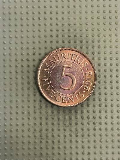 2026年第32场各国散币拍卖（总第182场） - 毛里求斯2012年5分
