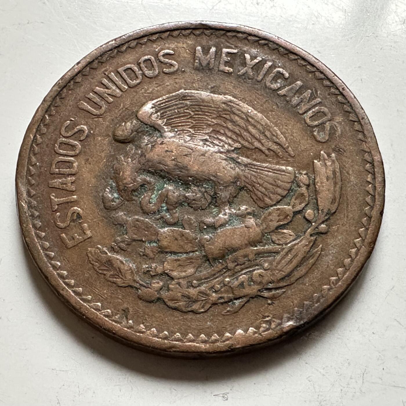 🌹外币初藏🌹🐯2026年第27场   每周二四六晚8️⃣点 接代拍 墨西哥 1954年 20分