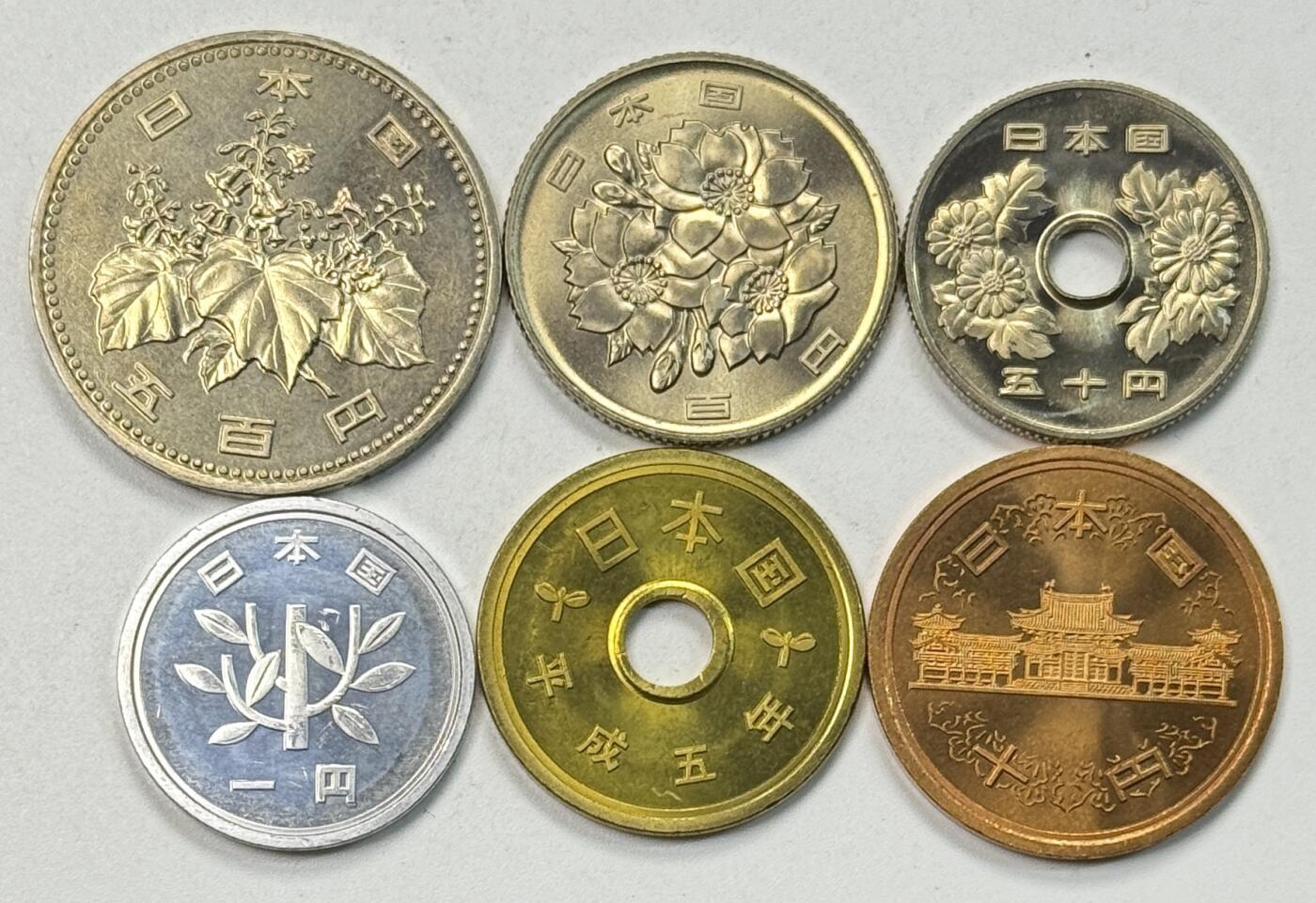 S&S Numismatic世界钱币-拍卖 第122期  日本1993年 同一年份 6枚套币