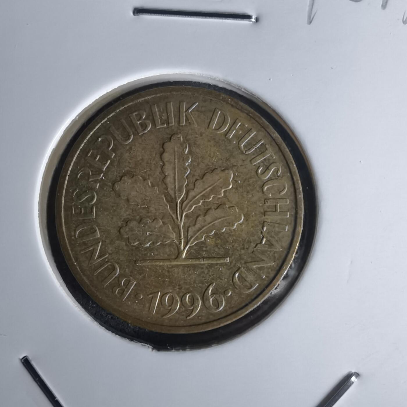 沼泽如烟--第1018场 德国1996年5芬尼