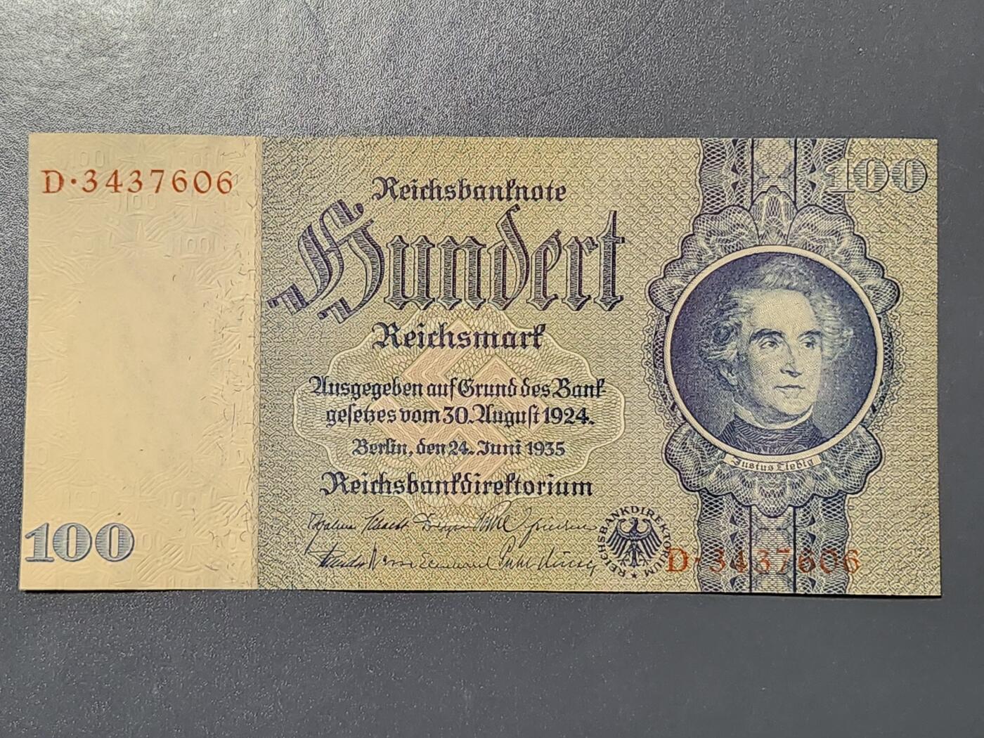 3月10号晚上8点 外国纸币自动截拍第36场 606德国100新品原票