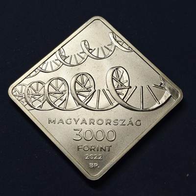 【全场包邮】纯粹捡漏拍511场 - 匈牙利2022年3000福林mRNA疫苗菱形纪念币