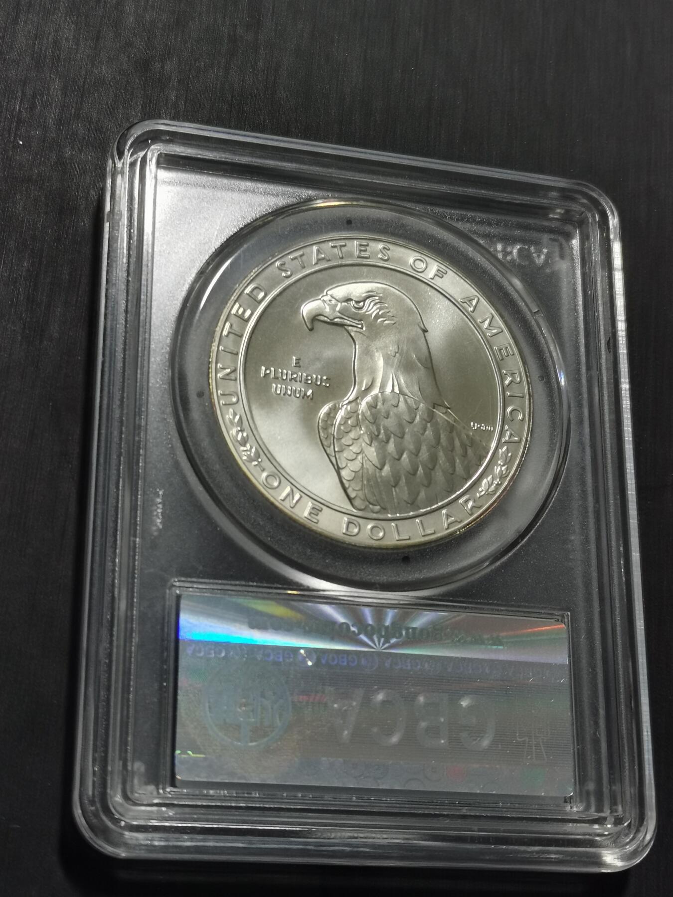 天下钱庄专场欢迎参拍 美国洛杉矶奥运会一美元银币