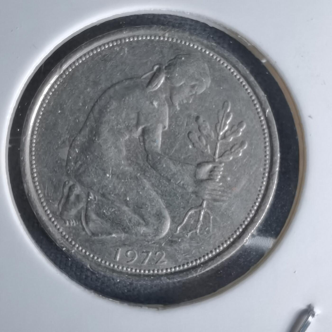 沼泽如烟--第1018场 德国1972年50芬尼