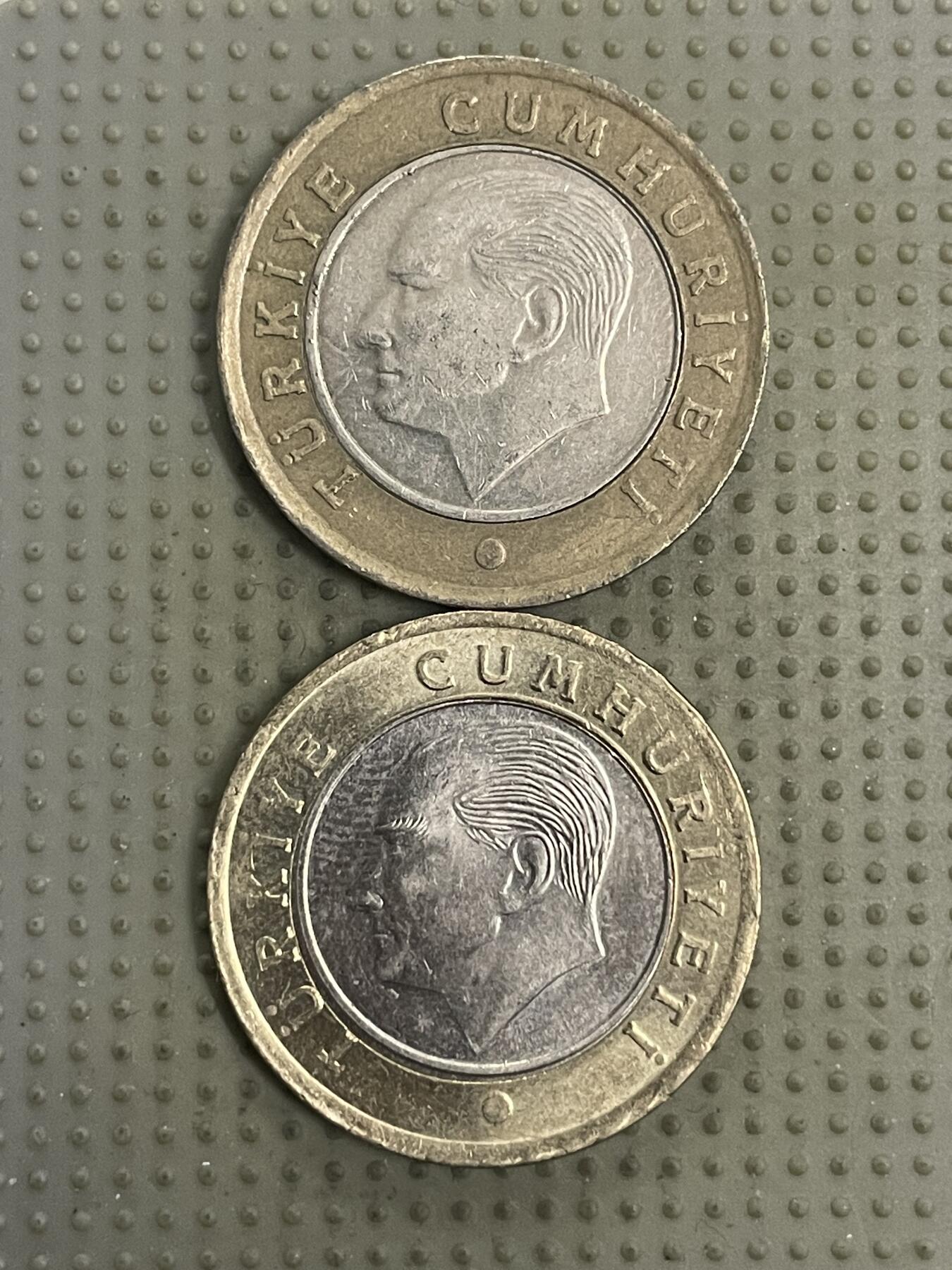 2026年第31场各国散币拍卖（总第181场） 土耳其1里拉2枚