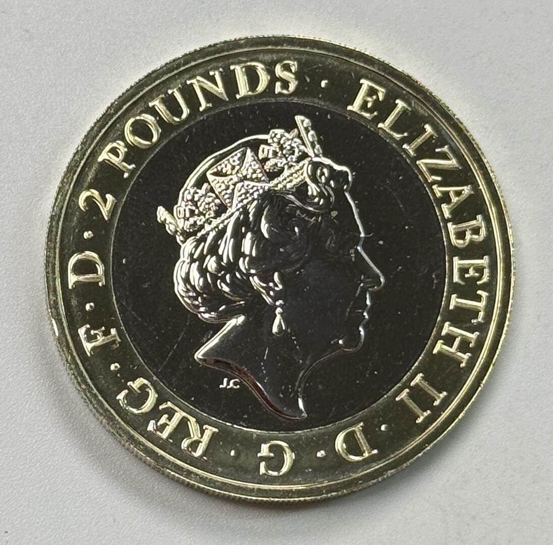 S&S Numismatic世界钱币-拍卖 第122期  英国2020年 第二次世界大战欧洲胜利日75周年 2英镑双色纪念币 BU