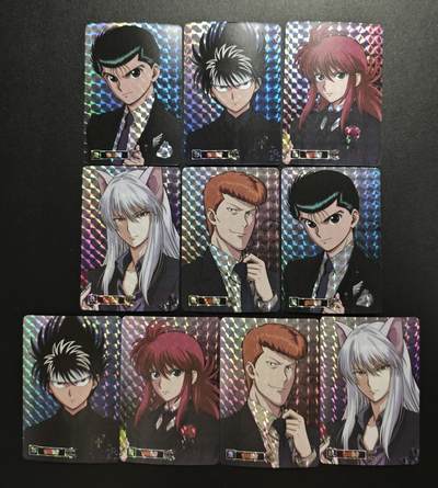 天玑星卡拍第178期《3.16周一截拍》持续收拍收评中 满赠卡需备注 - 幽游白书 格子闪 十张 自制卡