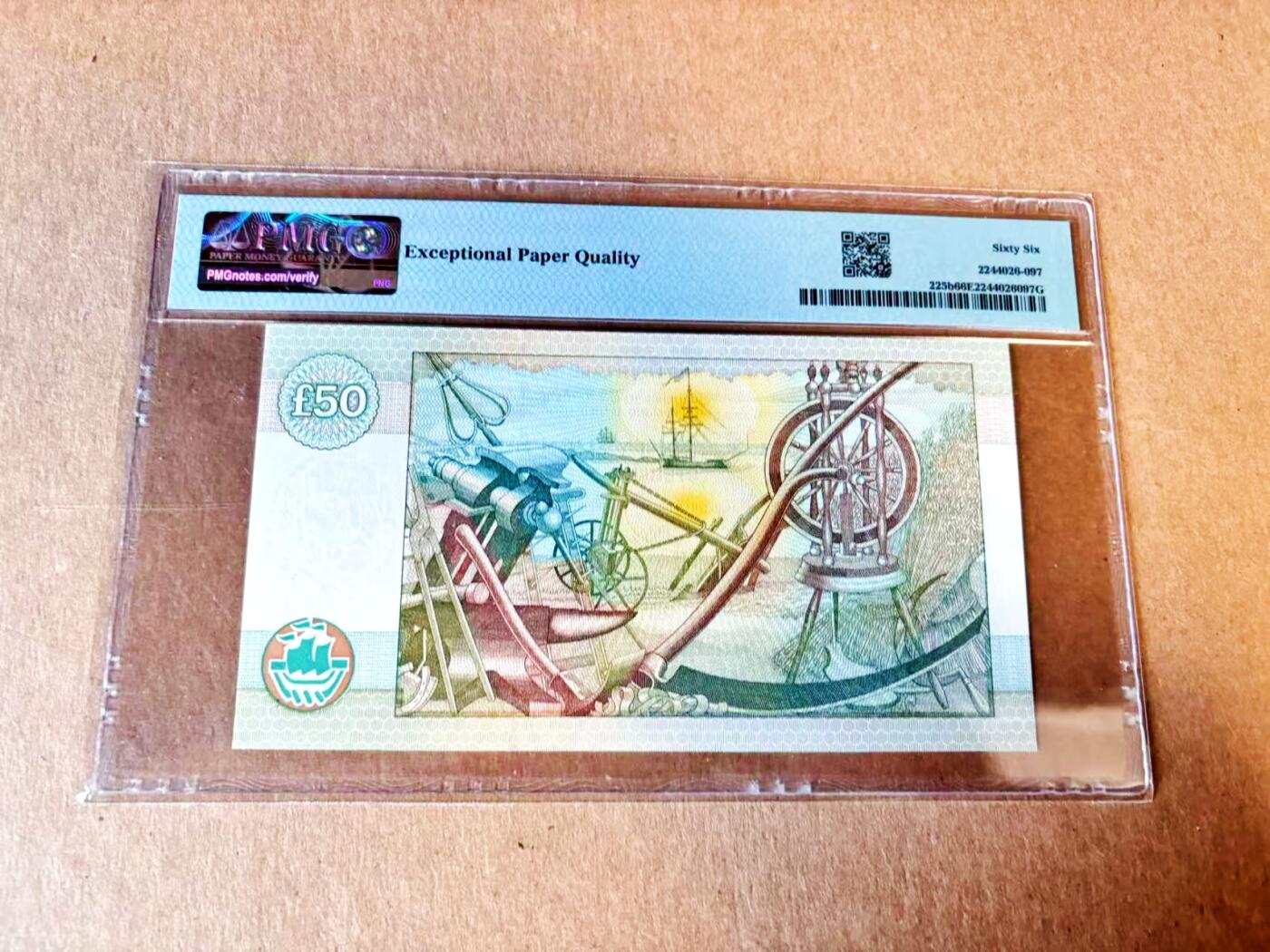 【Blue Auction】世界纸币精拍第793期——18级TOP拍卖/信誉/品质/专业/高效💫 【无47】苏格兰 2003年50镑 PMG66EPQ 