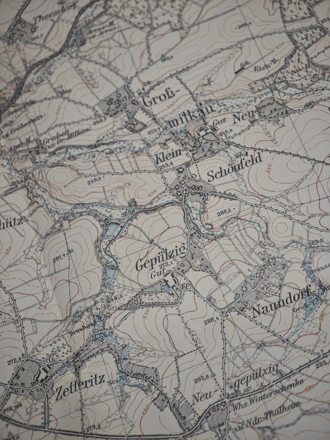 橙子收藏第五期 德意志帝国/魏玛共和国时期萨克森州官方测绘的高精度军用/民用地形图，1913年出版。是研究20世纪初德国中部地理、行政与军事的珍贵实物史料