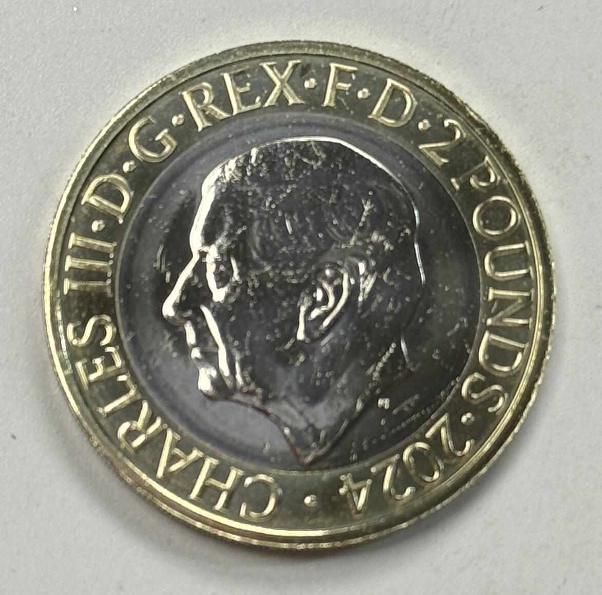 S&S Numismatic世界钱币-拍卖 第122期  英国2024年 温斯顿·丘吉尔诞辰150周年 2英镑双色纪念币 BU