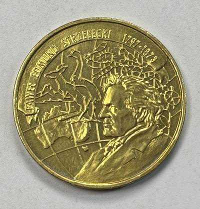 S&S Numismatic世界钱币-拍卖 第122期  - 波兰1997年 探险家帕维尔•艾德蒙•斯特爵雷茨基诞辰200周年 2兹罗提纪念币