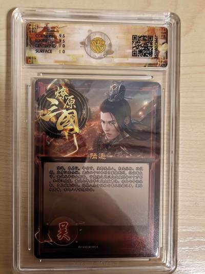 阳大大卡牌拍卖第104期（持续收拍品，周五晚上九点截拍，进群福利早知道） 【10分】燎原三国 龙骧虎跃 巴丁 陆逊 折光667