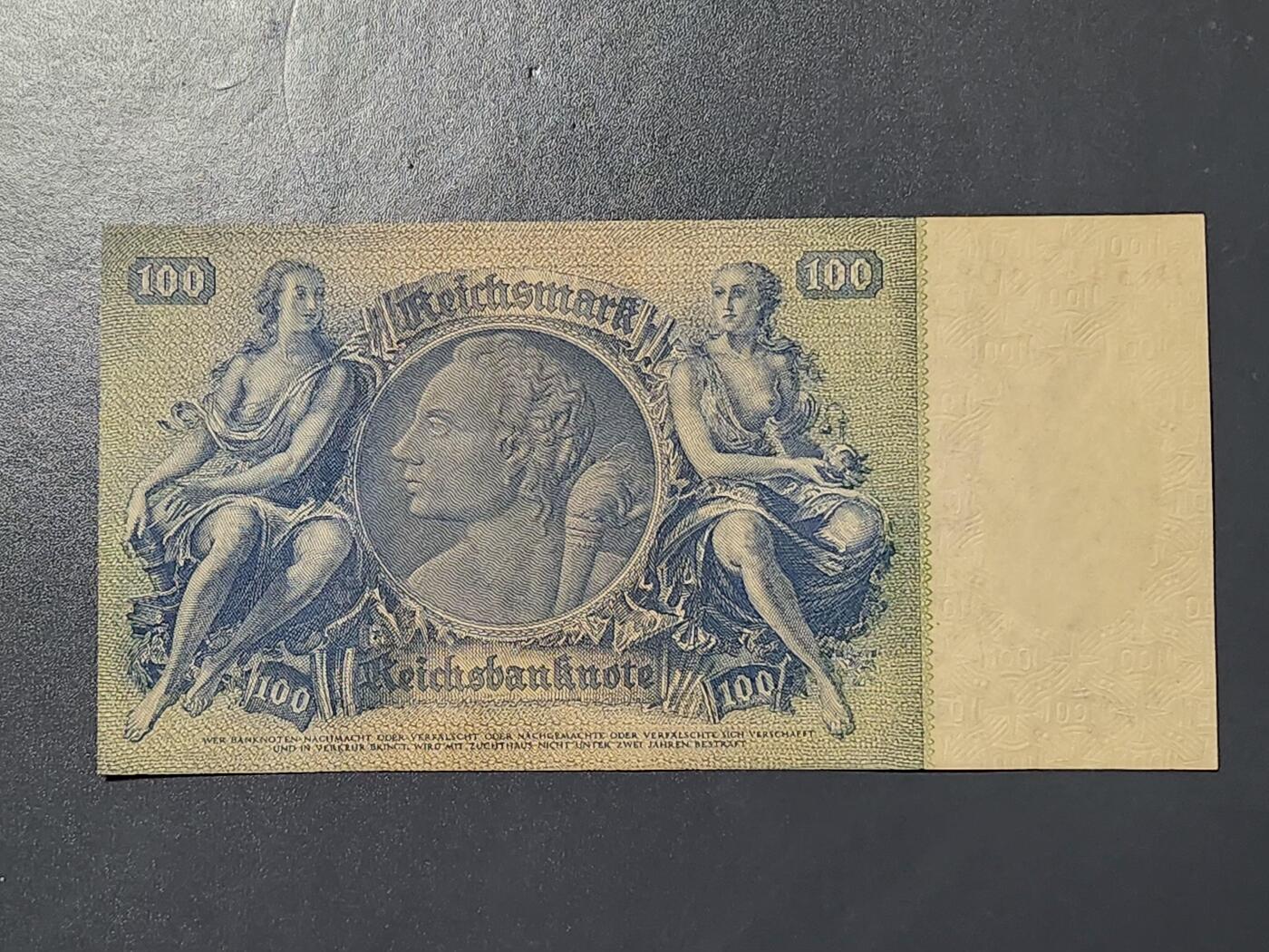 3月10号晚上8点 外国纸币自动截拍第36场 608德国100新品原票