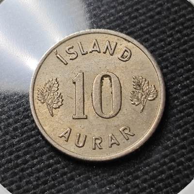 KK钱币收藏小铺   第405期 2月预留时间 周末发货 - 1961冰岛10奥拉 