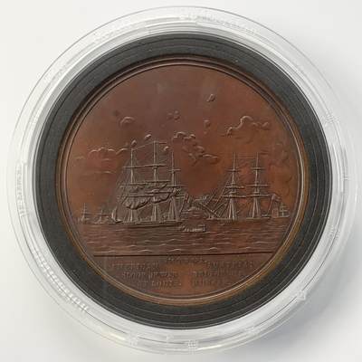 掌中浮雕-藏着的欧洲第054场 - 1854年邓肯·英格拉姆的营救马丁·科什塔，102mm，Peter F Cross, James B Longacre and S Eastman雕刻