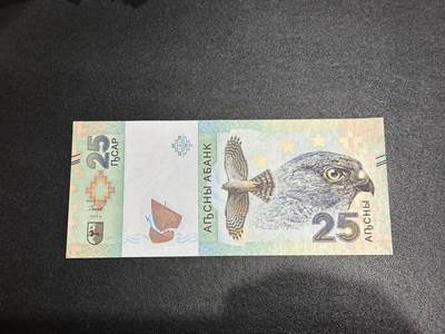 《外钞收藏家》第六百一十六期（精品场）（长期征集拍品、欢迎藏友们联系合作） - 2023年阿布哈兹25阿沙 卫国战争胜利30周年 纪念钞 全新UNC 无47靓号