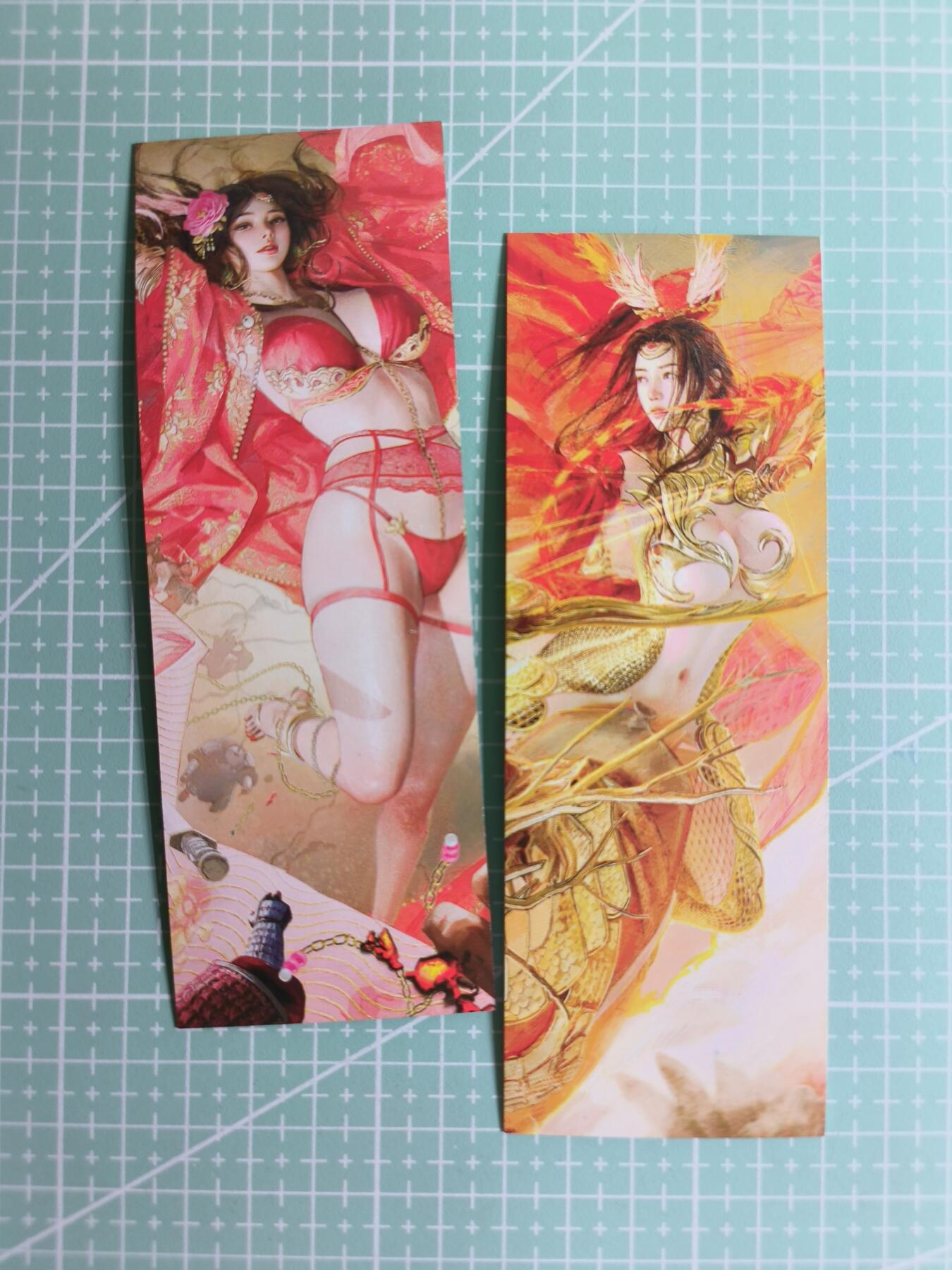 C先生卡牌 第24期  零抽层收拍品，送拍加微私聊 【书签】焱卡文化×刷子《人间传》2张