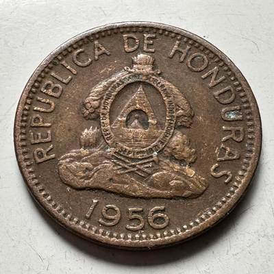 🌹外币初藏🌹🐯2026年第27场   每周二四六晚8️⃣点 接代拍 - 洪都拉斯1956年2分