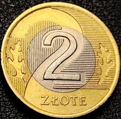 泉币菌-第207场-拍品多 请提前出价 - 高币值 1995年 波兰2兹罗提双色币 21.5mm 5.21g