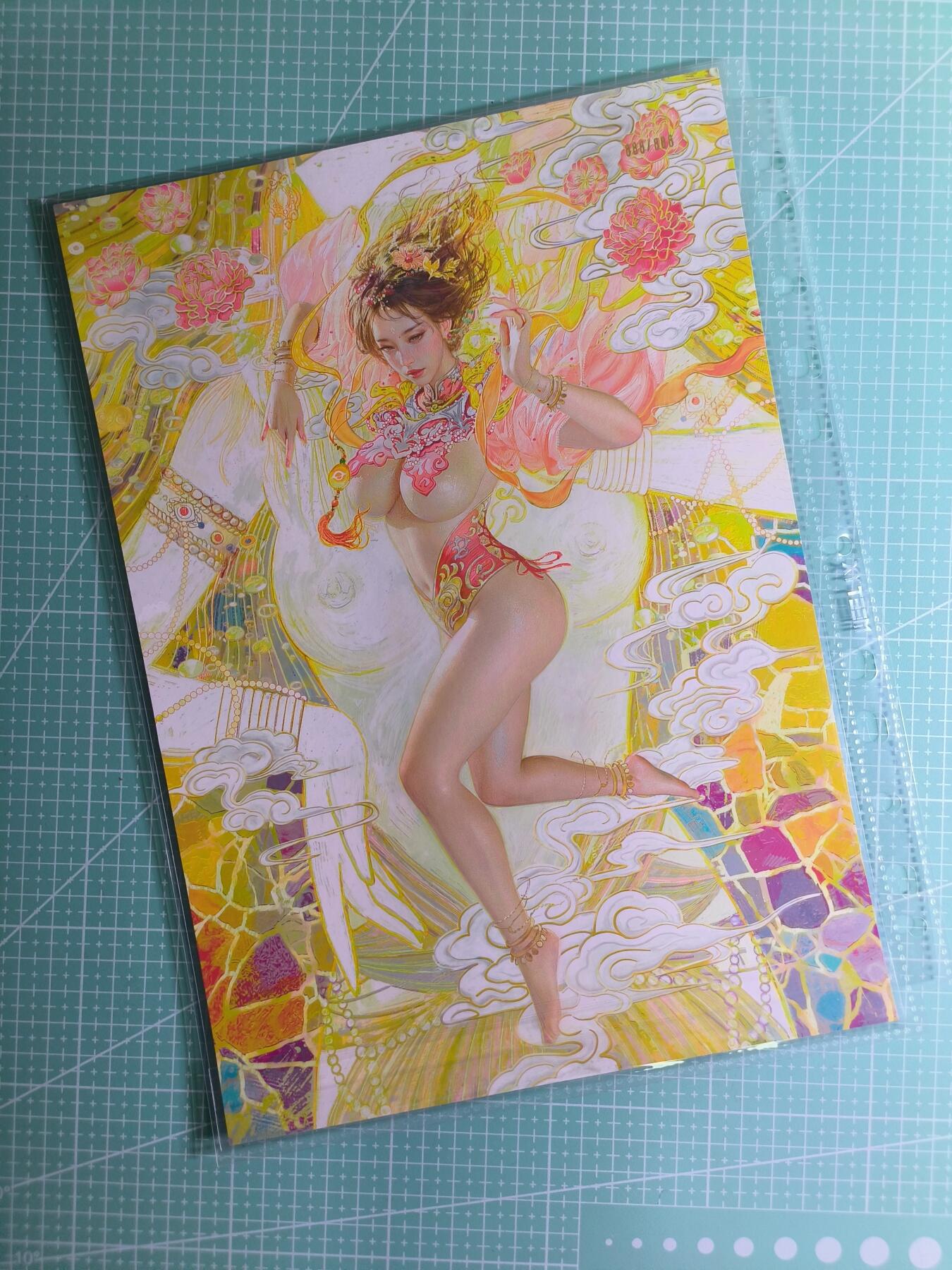 C先生卡牌 第24期  零抽层收拍品，送拍加微私聊 【A4粗闪】燎原文化×刷子《人间传》警幻仙子 编号888