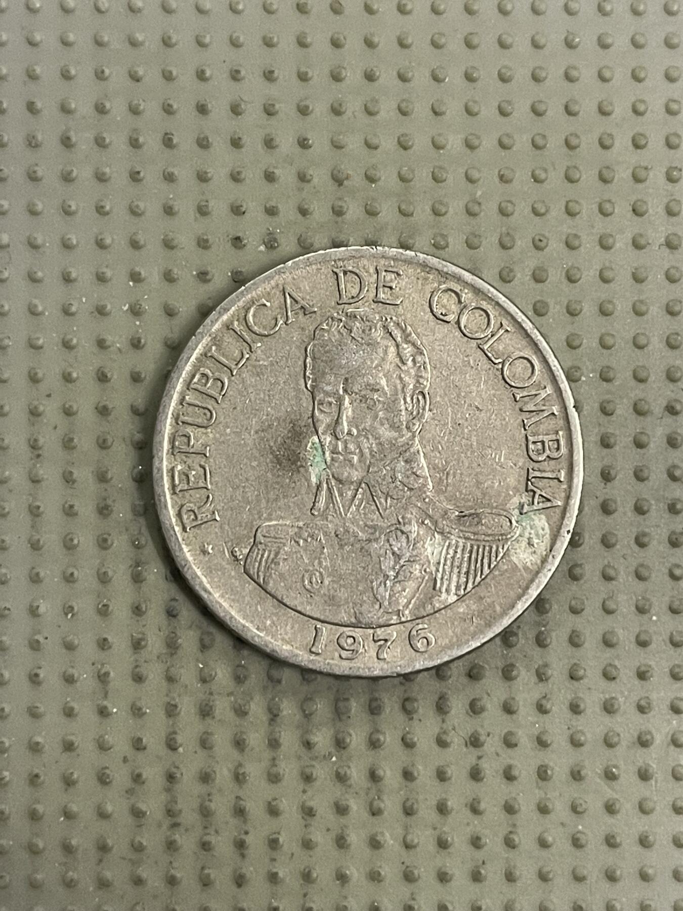 2026年第32场各国散币拍卖（总第182场） 哥伦比亚1976年1比索